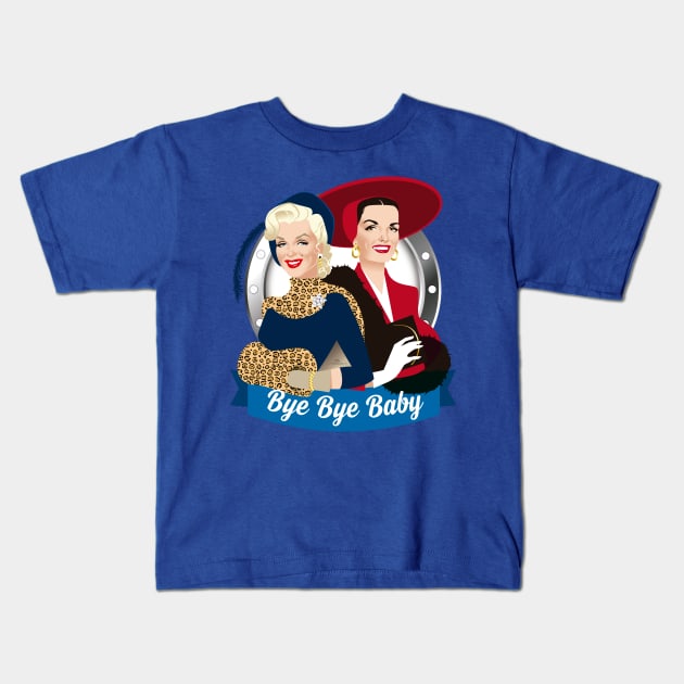 Bye bye baby Kids T-Shirt by AlejandroMogolloArt